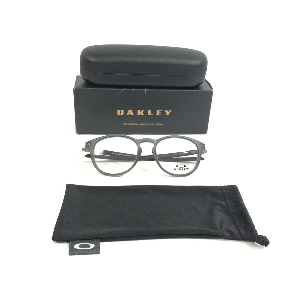 Oakley Eyeglasses Frame Pitchman R Carbon OX8149-0250 Satin Grey Smoke 50-19-138